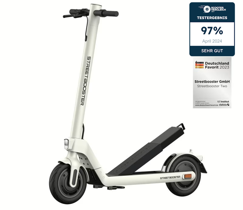 E-Scooter STREETBOOSTER Two lunaweiß, Roller, Transport, Fahrzeug, E-Scooter