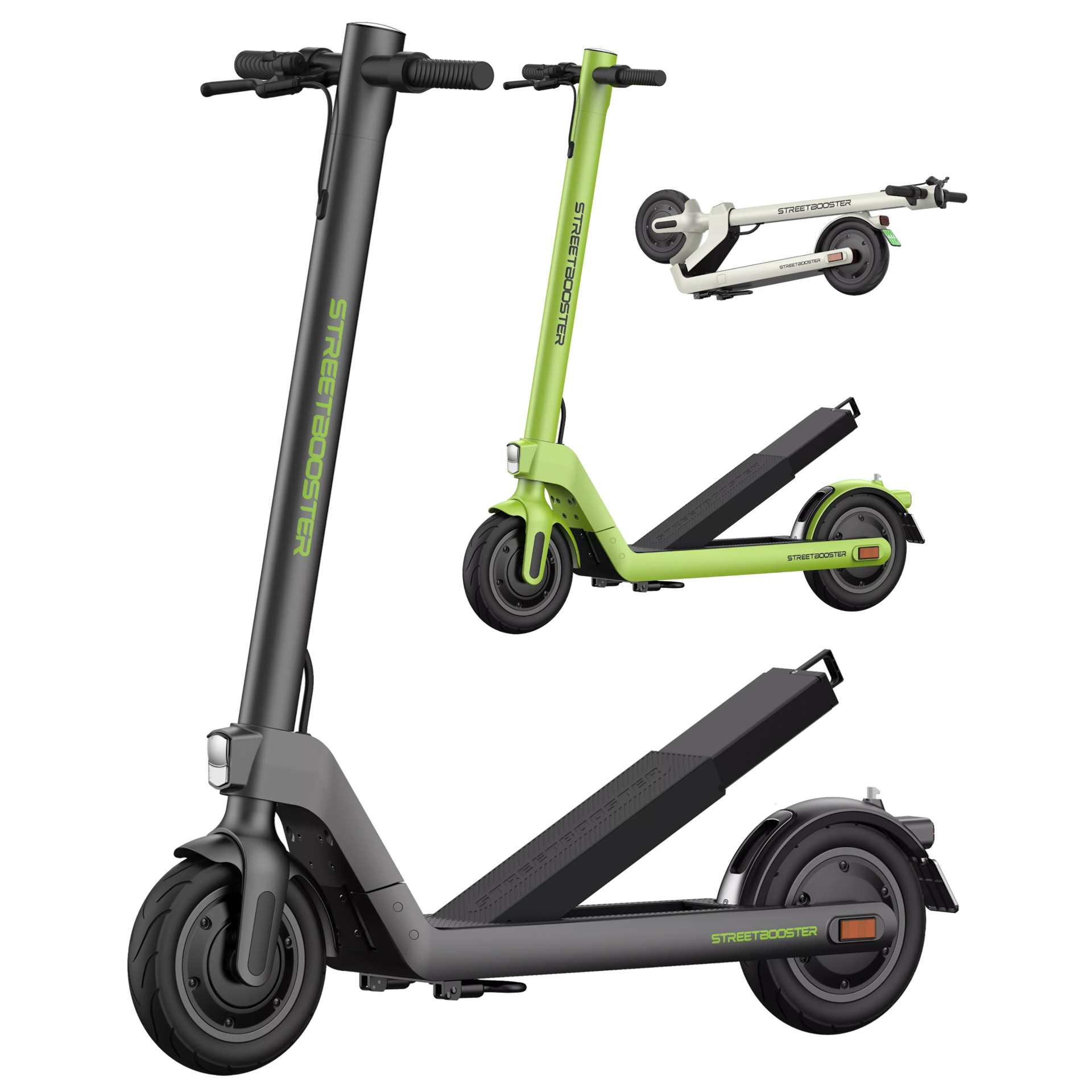 E-Scooter STREETBOOSTER Two mattschwarz, Roller, Transport, Fahrzeug, E-Scooter