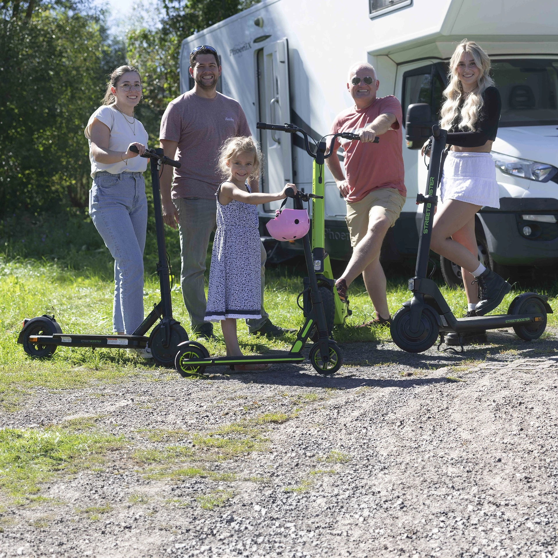 E-Scooter STREETBOOSTER Vega grün