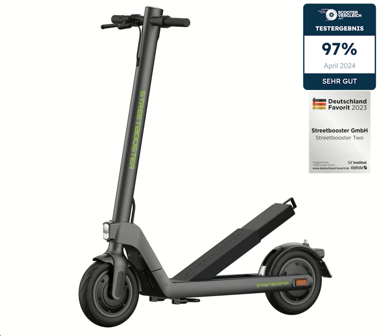 E-Scooter STREETBOOSTER Two mattschwarz, Roller, Transport, Fahrzeug, E-Scooter