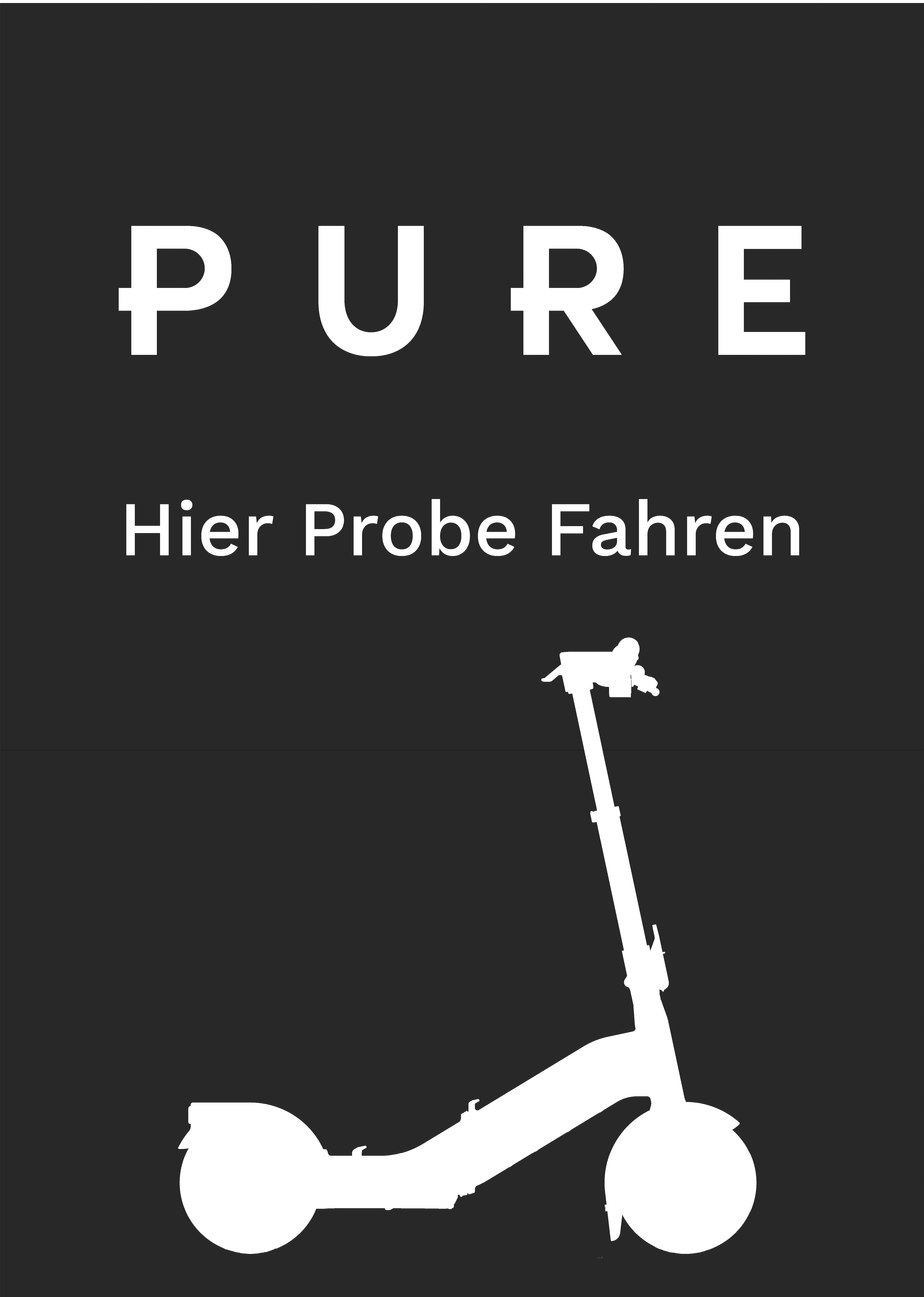 Pure Electric Hier Probe fahren