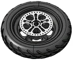Hinterrad komplett (One)